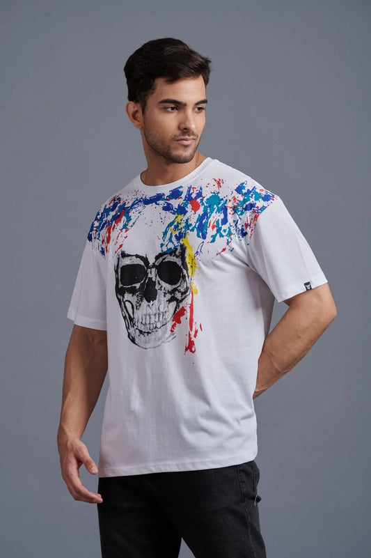 white t shirt printed